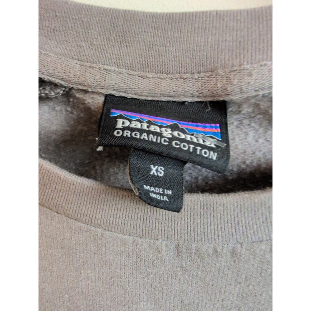 PATAGONIA Fits Roy Scope Lightweight Crewneck Sweatshirt Feather Grey XS - Picture 2 of 6